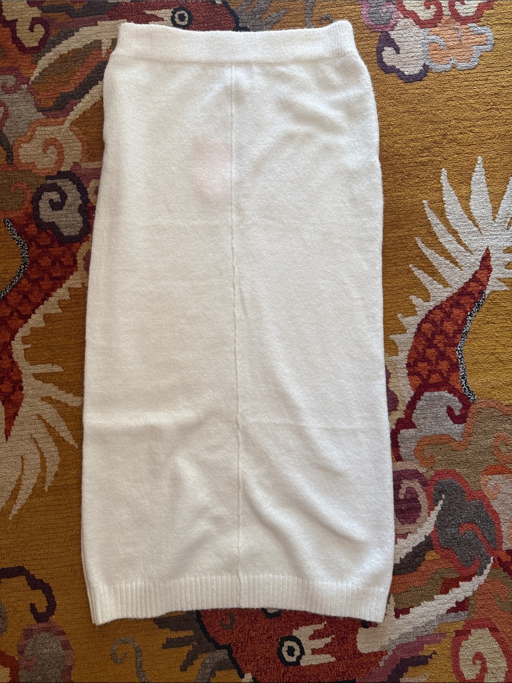 Misguided Classic White sweater Knit Pencil Skirt